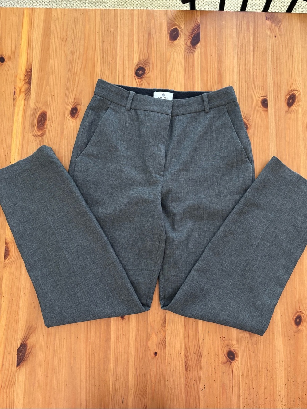 Babaton Aritzia Women’s Gray Command Pant Straight Leg Size 8